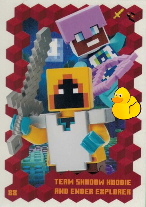 LEGO Minecraft Serie 3 | #088 Team Shadow Hoodie and Ender Explorer