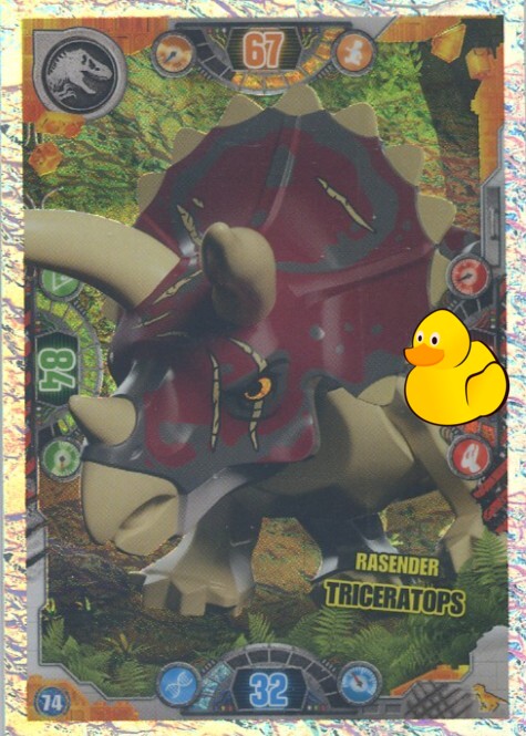 LEGO Jurassic World Serie 2 | #074 (Twin) Rasender Triceratops