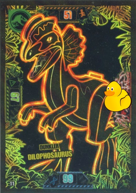 LEGO Jurassic World Serie 3 | #011 Dunkler Dilophosaurus