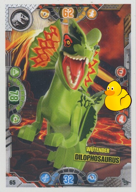 LEGO Jurassic World Serie 2 | #065 Wütender Dilophosaurus