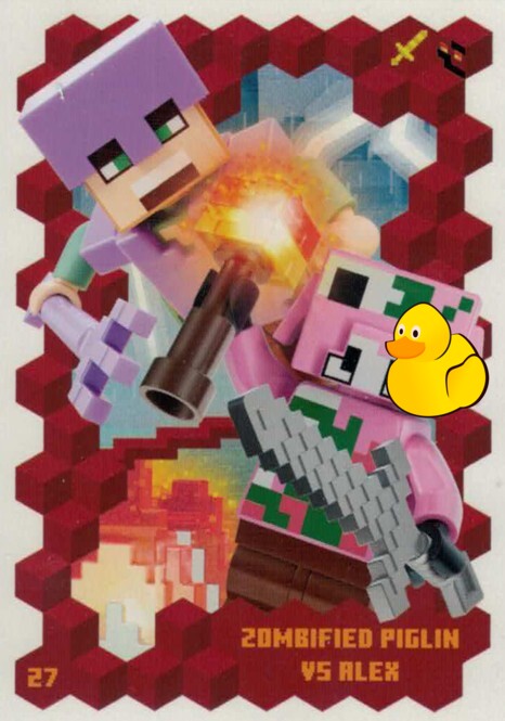 LEGO Minecraft Serie 3 | #027 Zombified Piglin vs Alex