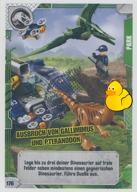 LEGO Jurassic World Serie 2 | #176 Ausbruch von Gallimimuns und Pteranodon