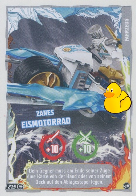 LEGO Ninjago Serie 10 |  #215 Zanes Eismotorrad