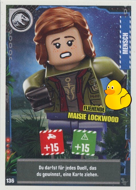LEGO Jurassic World Serie 3 | #136 Fliehende Maisie Lockwood