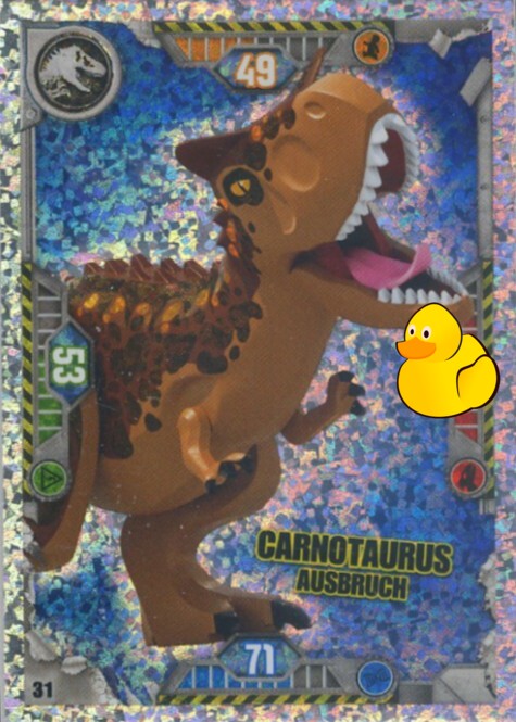 LEGO Jurassic World Serie 1 | #031 Carnotaurus Ausbruch