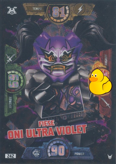 LEGO Ninjago Serie 3 | #242 Fiese Oni Ultra Violet LEGO Ninjago Serie 3 | #242 Fiese Oni Ultra Violet