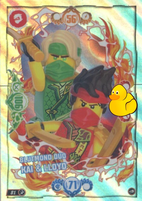 LEGO Ninjago Serie 10 |  #081 Blutmond Duo Kai & Lloyd