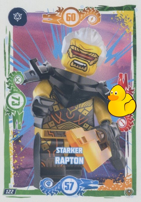 LEGO Ninjago Serie 9 Next Level  | #122 Starker Rapton