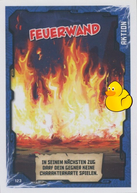 LEGO Ninjago Serie 1 | #123 Feuerwand