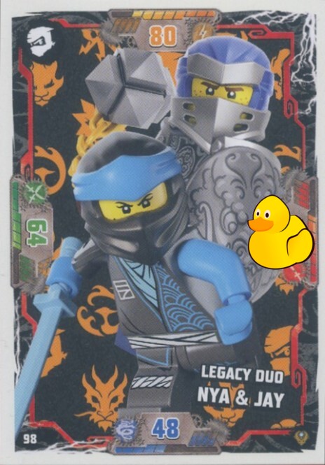 LEGO Ninjago Serie 9 Next Level  | #098 Legacy Duo Nya & Jay