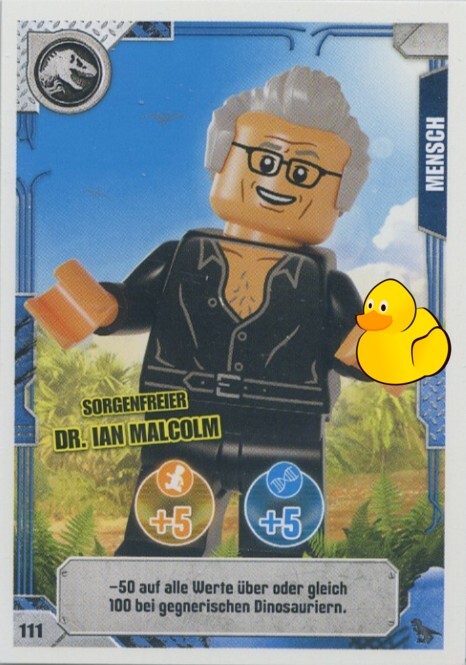 LEGO Jurassic World Serie 2 | #111 Sorgenfreier Dr. Ian Malcolm