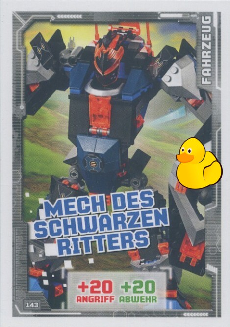 LEGO Nexo Knights Serie 1 | #143 Mech des schwarzen Ritters