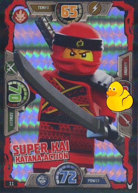 LEGO Ninjago Serie 3 | #011 Super Kai Katana-Action LEGO Ninjago Serie 3 | #011 Super Kai Katana-Action