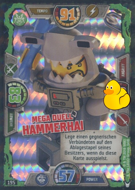 LEGO Ninjago Serie 3 | #195 Mega Duell Hammerhai