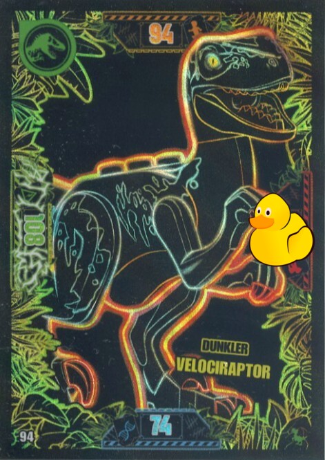 LEGO Jurassic World Serie 3 | #094 Dunkler Velociraptor