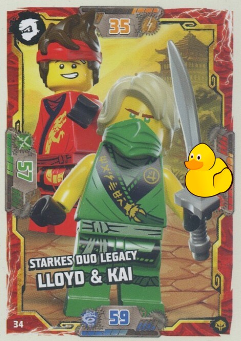 LEGO Ninjago Serie 7 Next Level | #034 Starkes Duo Legacy Lloyd & Kai