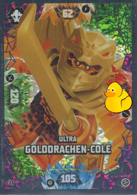LEGO Ninjago Serie 8 | #021 Ultra Golddrachen-Cole