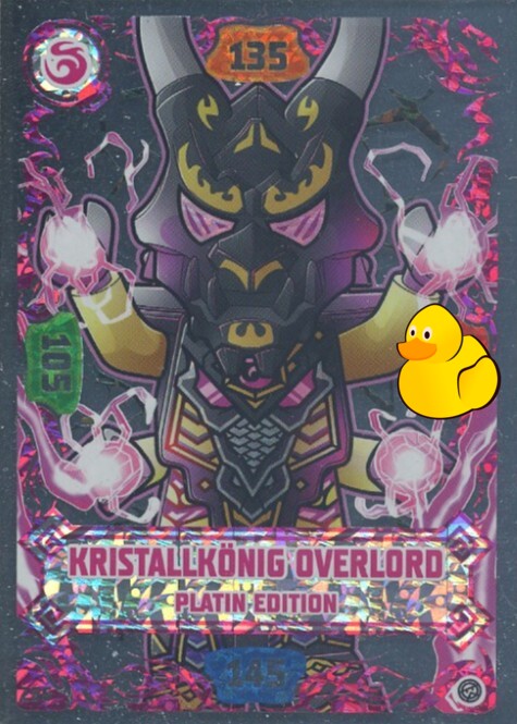 LEGO Ninjago Serie 8 | #256 Kristallkönig Overlord Platin Edition