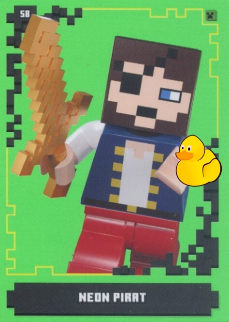 LEGO Minecraft Serie 1 | #058 Neon Pirat