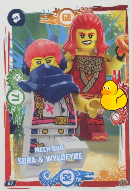 LEGO Ninjago Serie 9 Next Level  | #057 Mech Duo Sora & Wyldfyre