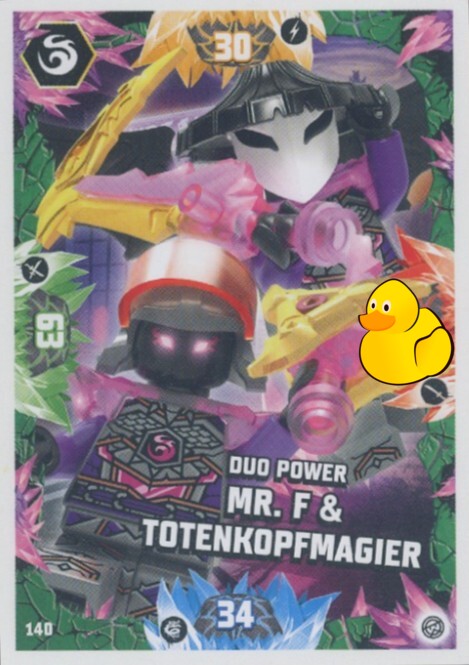 LEGO Ninjago Serie 8 | #140 Duo Power Mr. F & Totenkopfmagier