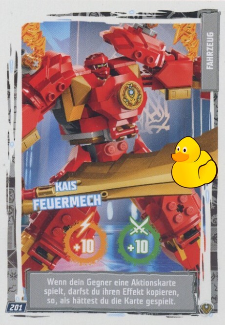 LEGO Ninjago Serie 9 Next Level  | #201 Kais Feuermech