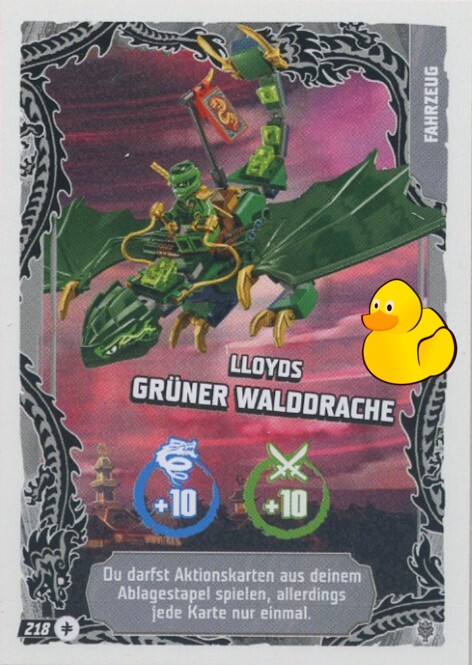 LEGO Ninjago Serie 11 | #218 Lloyds Grüner Walddrache