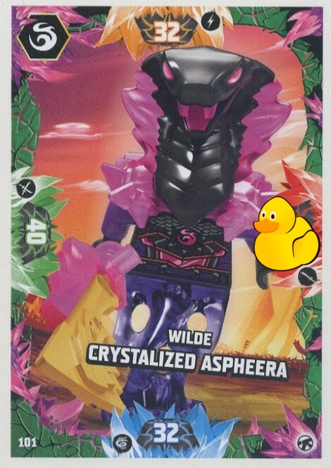 LEGO Ninjago Serie 8 Next Level | #101 Wilde Crystalized Aspheera