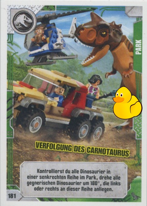 LEGO Jurassic World Serie 2 | #181 Verfolgung des Carnotaurus