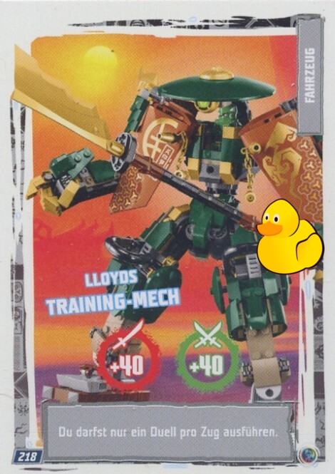 LEGO Ninjago Serie 9 | #218 Lloyds Trainings-Mech