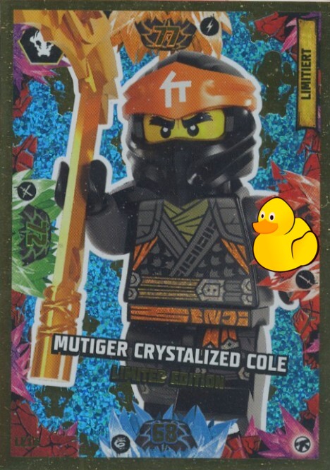 LEGO Ninjago Serie 8 Next Level | #LE10 Mutiger Crystalized Cole