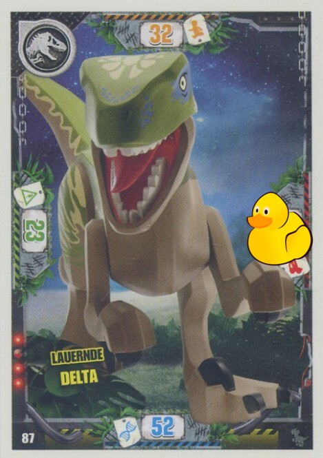 LEGO Jurassic World Serie 3 | #087 Lauernder Delta