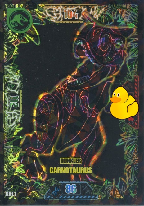 LEGO Jurassic World Serie 3 | #XXL01 Dunkler Carnotaurus