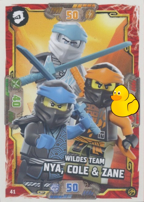 LEGO Ninjago Serie 7 | #041 Wildes Team Nya, Cole & Zane