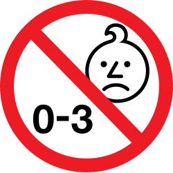 Age warning symbol