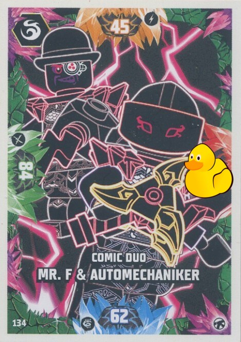 LEGO Ninjago Serie 8 Next Level | #134 Comic Duo Mr. F & Automechaniker