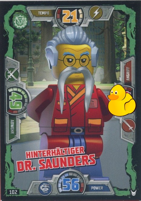 LEGO Ninjago Serie 3 | #102 Hinterhältiger Dr. Saunders 