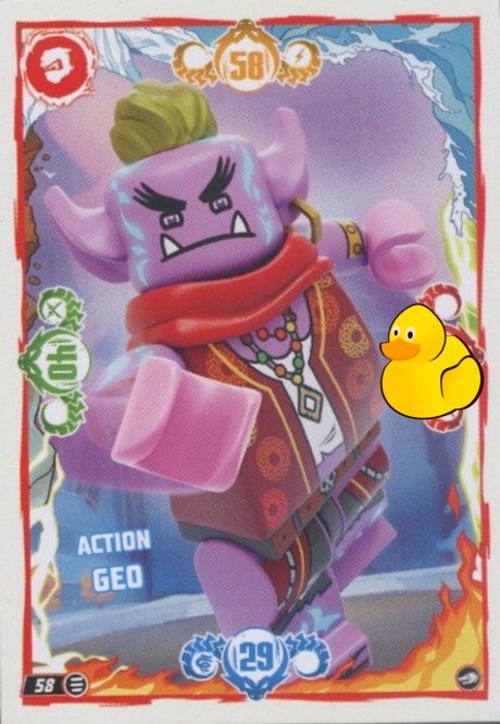 LEGO Ninjago Serie 10 |  #058 Action Geo
