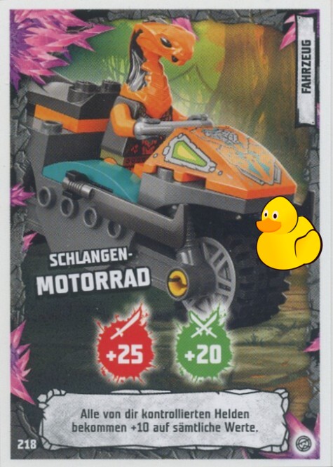 LEGO Ninjago Serie 8 | #218 Schlangen-Motorrad
