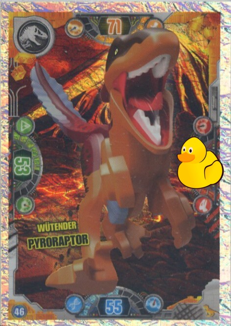 LEGO Jurassic World Serie 2 | #046 (Twin) Wütender Pyroraptor