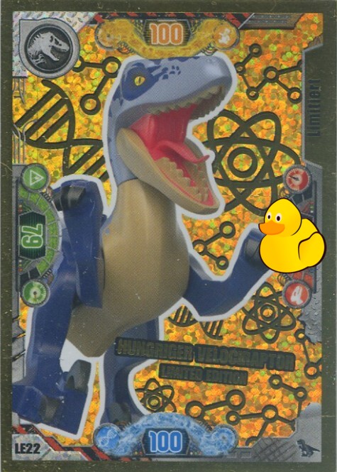 LEGO Jurassic World Serie 2 | #LE22 Hungriger Velociraptor