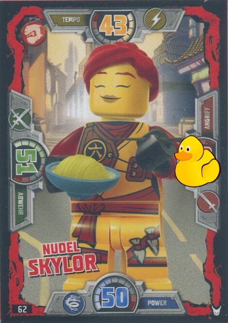 LEGO Ninjago Serie 3 | #062 Nudel Skylor 