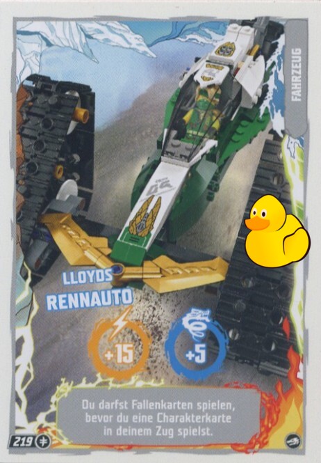 LEGO Ninjago Serie 10 |  #219 Lloyds Rennauto