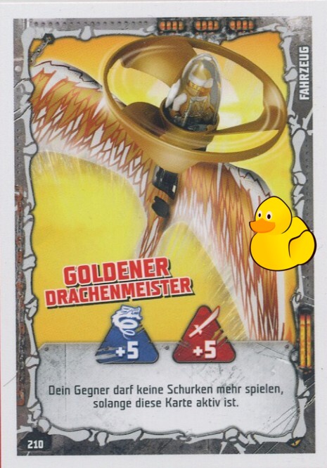 LEGO Ninjago Serie 4 | #210 Goldener Drachenmeister 