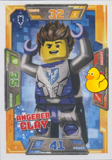 LEGO Nexo Knights Serie 1 | #002 Angeber Clay