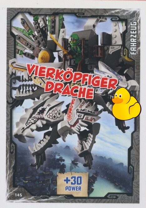 LEGO Ninjago Serie 1 | #145 Vierköpfiger Drache 