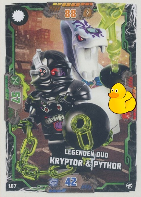 LEGO Ninjago Serie 8 Next Level | #167 Legenden Duo Kryptor & Pythor