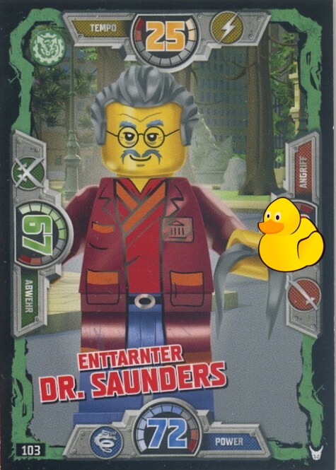 LEGO Ninjago Serie 3 | #103 Enttarnter Dr. Saunders 