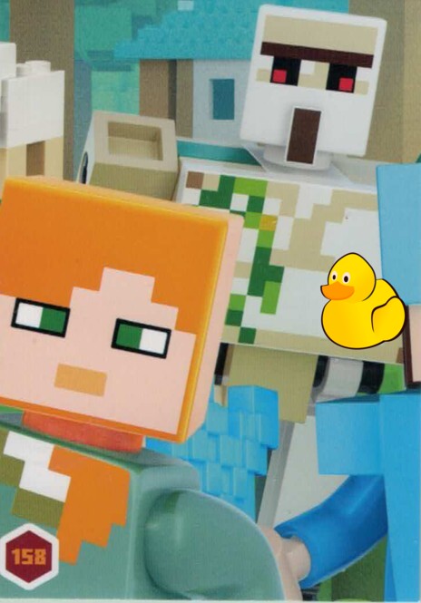 LEGO Minecraft Serie 3 | #158 Puzzlekarte Oberwelt 5