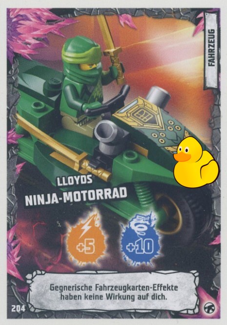 LEGO Ninjago Serie 8 Next Level | #204 Lloyds Ninja-Motorrad